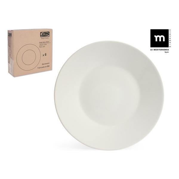 PLATO LLANO 28CM MAITRE IVORY BRILLO