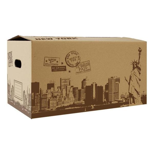 CAJA MULTIUSOS NEW YORK CITY 40X25X20CM CONFORTIME