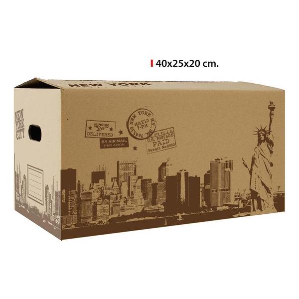 CAJA MULTIUSOS NEW YORK CITY 40X25X20CM CONFORTIME - imagen 1