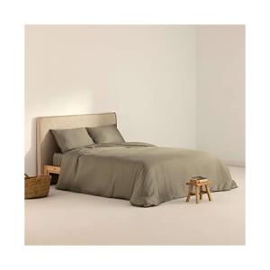 FUNDA NÓRDICA SATÉN 300 HILOS DESERT SAGE PARA CAMA DE 90 ( 155X220 CM.)