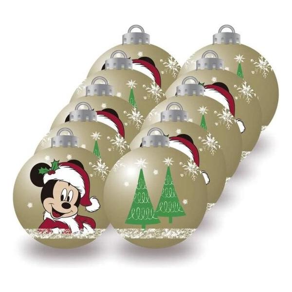 BOLAS NAVIDAD 6CM PACK 10 MINNIE MOUSE 