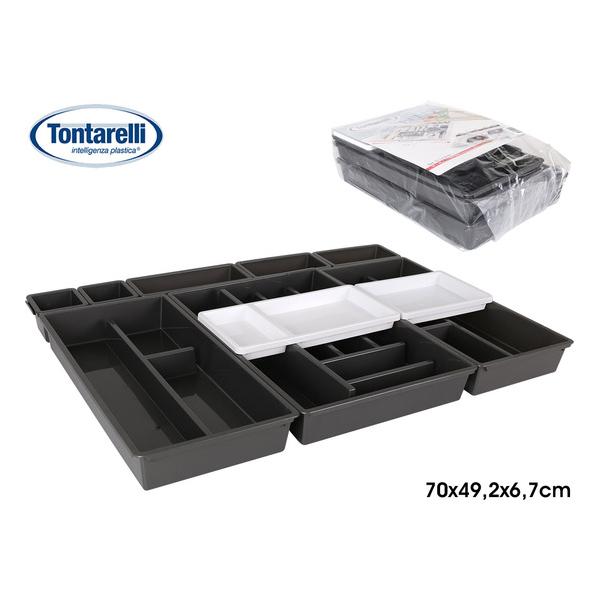 SET 10 PCS ORGANIZADOR DE CUBIERTOS 70X49 2X67CM BELLA