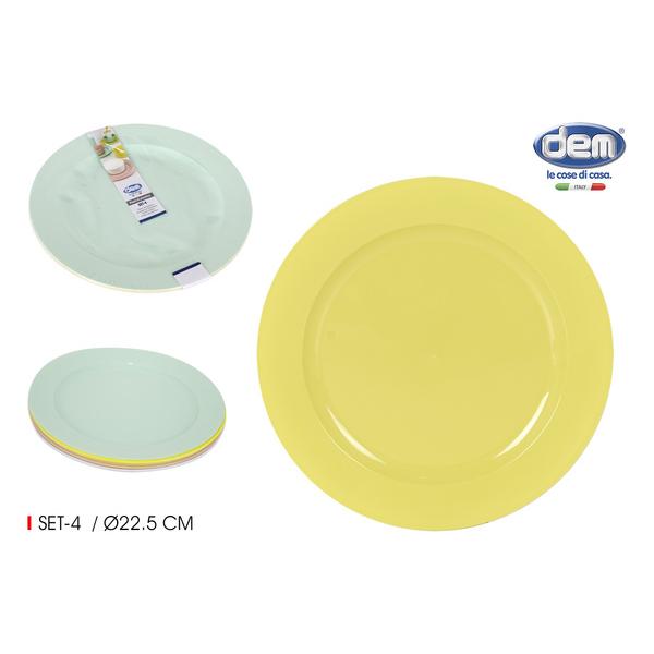 SET4 PLATOS PP PASTEL DEM