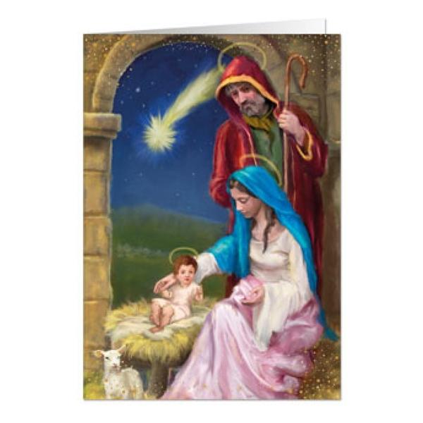 TARJETA NAVIDAD+SOBRE NATIVIDAD 16X11CM 5MODS. - imagen 2