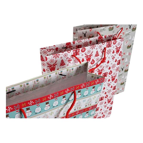 BOLSA PAPEL REGALO NAVIDAD 46X33X10 - 3 MODELOS - imagen 2