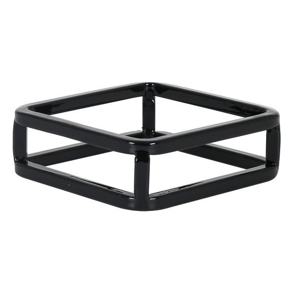 SOPORTE METAL CUADRADO NEGRO12X12