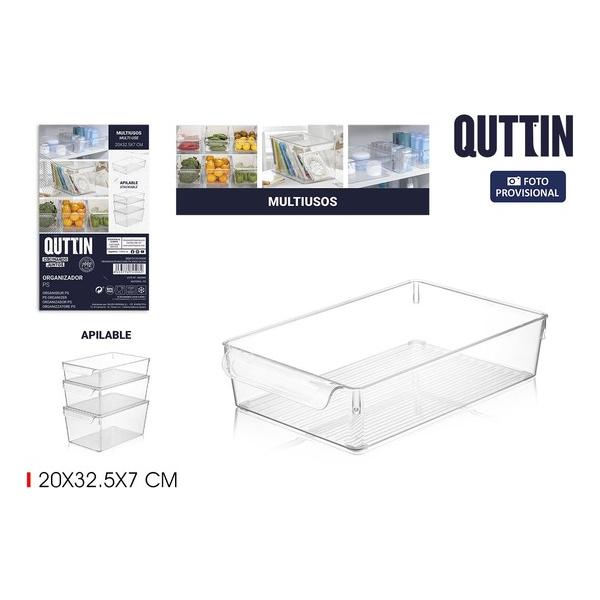 ORGANIZADOR MULTIUSO PS 20X32.5X7CM QUTTIN