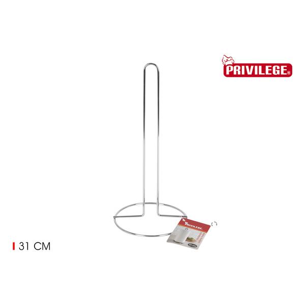 PORTARROLLOS COCINA METAL 31CM PRIVILEGE