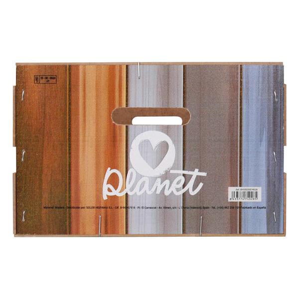 CAJA WOOD BRILLO 36X26.5X17 NATURE CONFORTIME - imagen 1