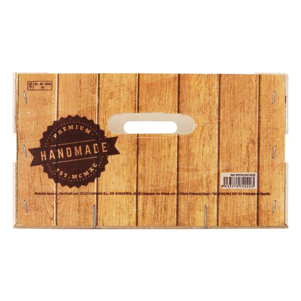 CAJA WOOD MATE 32X24.5X14 ORGANIZER CONFORTIME - imagen 1