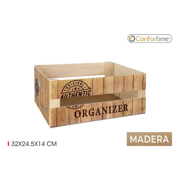 CAJA WOOD MATE 32X24.5X14 ORGANIZER CONFORTIME - imagen 3