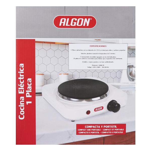 COCINA ELECTRICA 1 PLACA 1000W ALGON - imagen 2