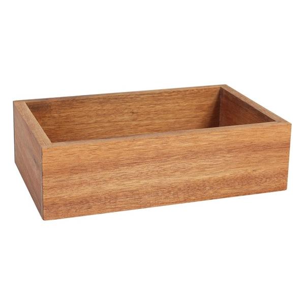 SOPORTE HUECO ACACIA GN1/4 26.5X16.2X7.5CM