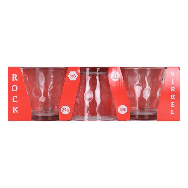 SET 6 VASOS 290CC ROCK SIRKEL - imagen 1