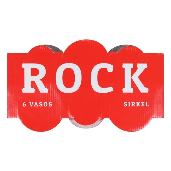 SET 6 VASOS 290CC ROCK SIRKEL - imagen 3