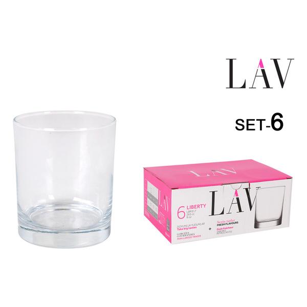 SET 6 VASOS 265CC LIBERTY - imagen 1