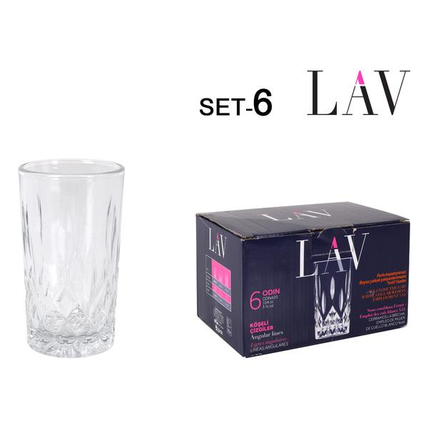 SET 6 VASOS 104CC ODIN - imagen 1