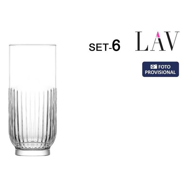 SET 6 VASOS 540CC TOKYO