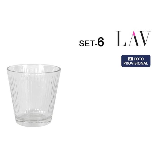 SET 6 VASOS 255CC NORA