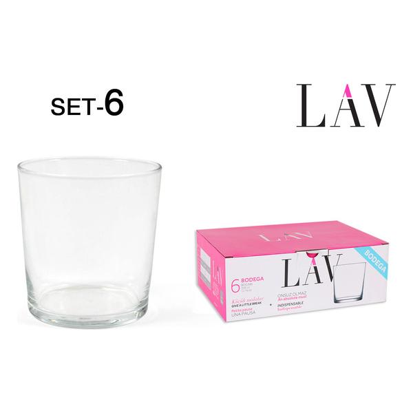 SET 6 VASOS PINTA 345CC BODEG - imagen 1