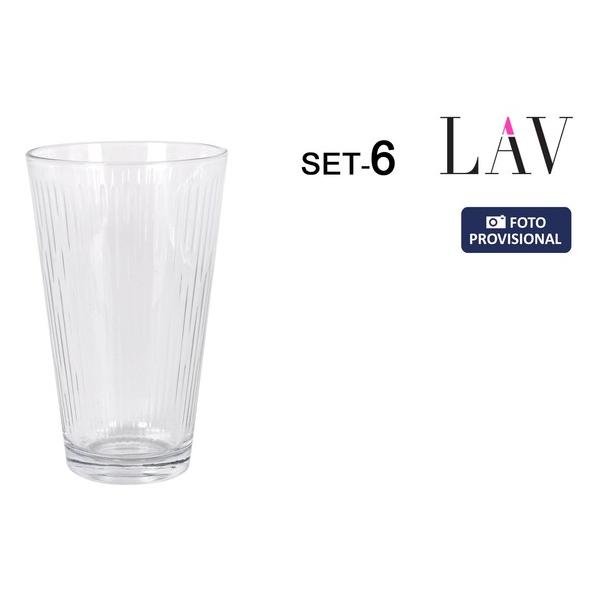 SET 6 VASOS 325CC NORA