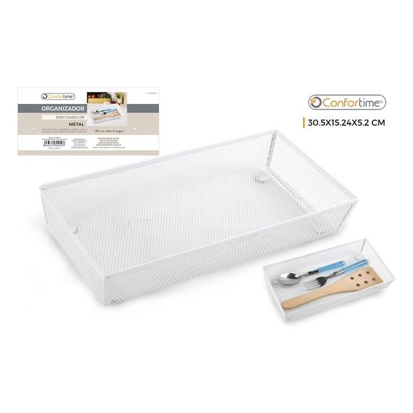 ORGANIZADOR METAL 30.5X15.24X5.2CM CONFORTIME