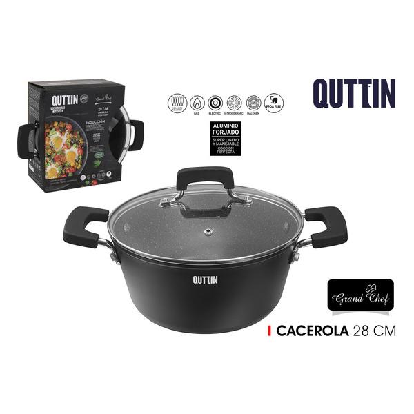 CACEROLA 28CM C/TAPA GRANDCHEF QUTTIN