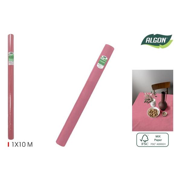 ROLLO MANTEL FUCSIA C/MANDRIL 1X10M ALGON