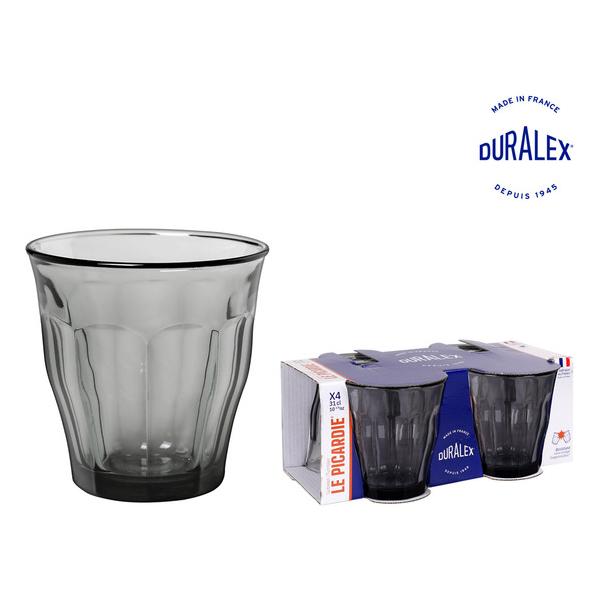 SET 4 VASO 31CL GRIS PICARDIE