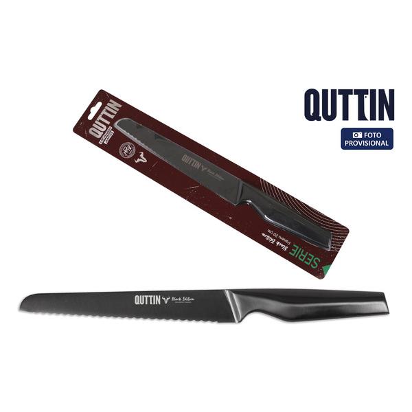 # -72-CUCHILLO PANERO 20CM BLACK EDITION - imagen 1