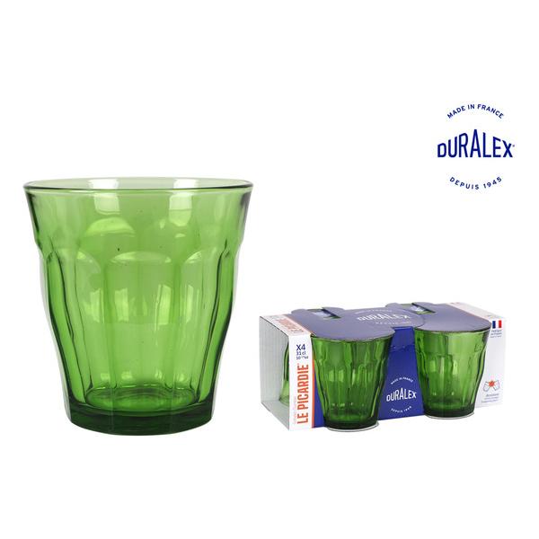 SET 4 VASO 31CL VERDE PICARDIE