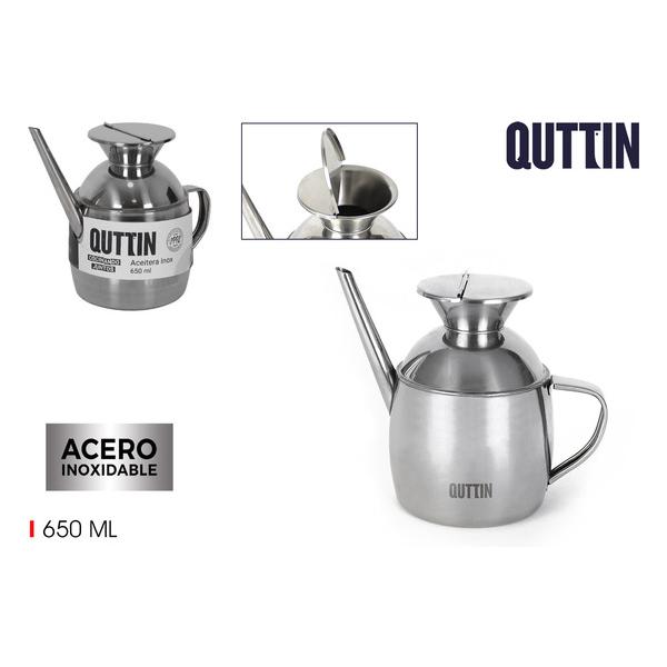 ACEITERA INOX 650ML QUTTIN - imagen 1