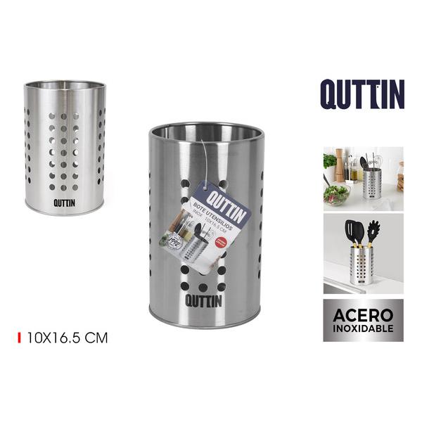 BOTE UTENSILIOS INOX 10X16.5CM QUTTIN - imagen 2