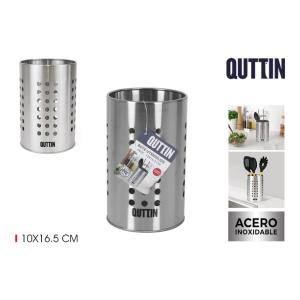 BOTE UTENSILIOS INOX 10X16.5CM QUTTIN