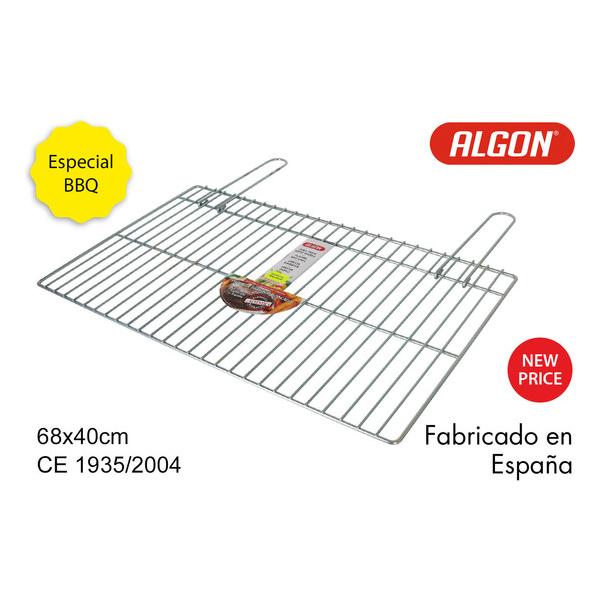 PARRILLA BARBACOA 68X40CM SIMPLE ZINCADA ALGON