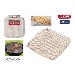 REJILLA ANTIADHER.BBQ-HORNO 30X30X3 ALGON