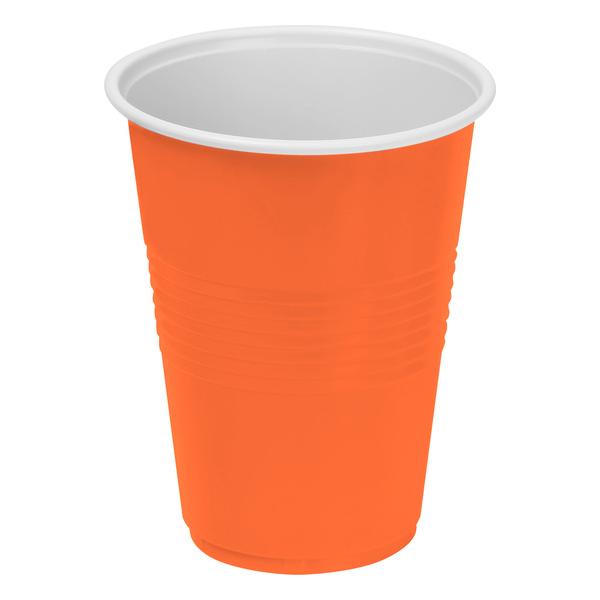 SET-10 VASO BICOLOR NARANJA-BL 450 ALGON - imagen 2