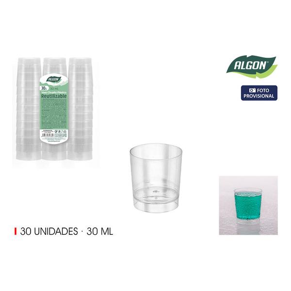 SET-30 VASO CHUPITO PS 30ML ALGON