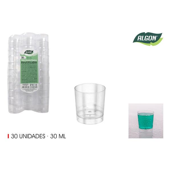 SET-30 VASO CHUPITO PS 30ML ALGON - imagen 1