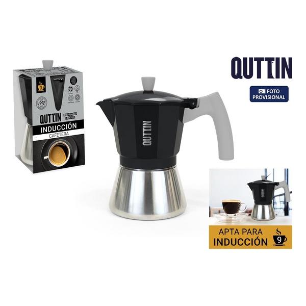 CAFETERA 9 SERV.INDUCCION ACERO/ALU QUTTIN