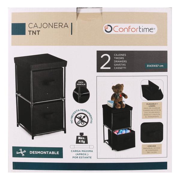 CAJONERA TNT 2 CAJONES 30X30X59CM CONFORTIME