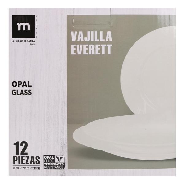 VAJILLA 12PCS RED.OPAL EVERETT MD - imagen 1