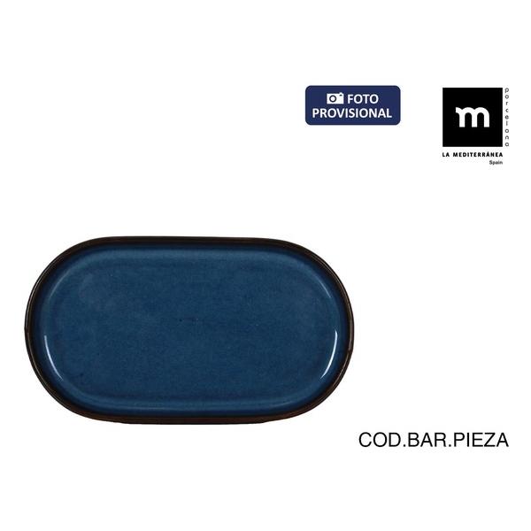 BANDEJA OVAL 20X11CM CHESTER BLUE