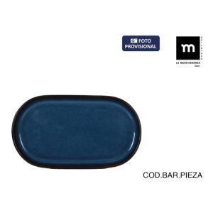 BANDEJA OVAL 20X11CM CHESTER BLUE