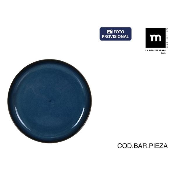 BANDEJA REDONDA 19.6X2.2CM CHESTER BLUE