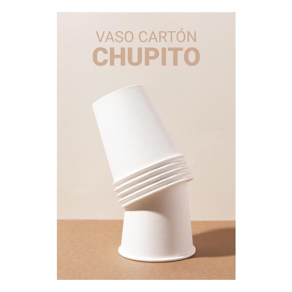 SET-40 VASO CARTON CHUPITO BLA.50CC ALGON - imagen 2
