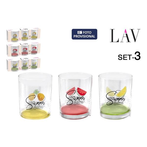 SET 3 VASOS 280CC SUMMER