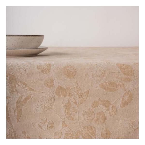 MANTEL ANTIMANCHAS JACQUARD BACOLI 32010D2 BEIG - imagen 2