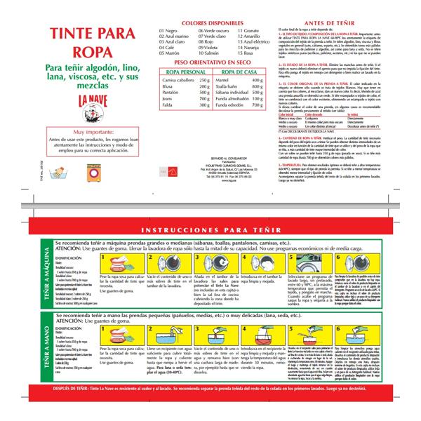 TINTE ROPA LA NAVE - VERDE CLARO - imagen 3