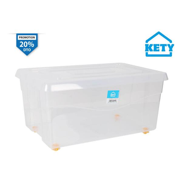 CAJA ALMACENAJE 45L C/TAPA KETY